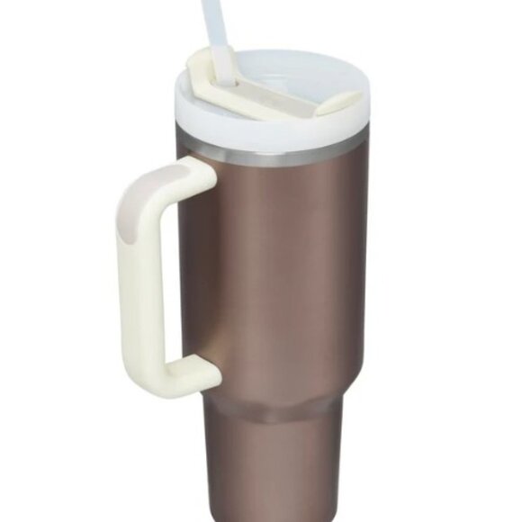 NWT Stanley Rose Quartz Glow Quencher H2.0 Flowstate Tumbler 40 oz - Picture 2 of 8